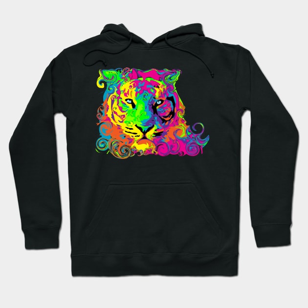 PSYCHEDELIC TIGER Hoodie by shethemastercovets